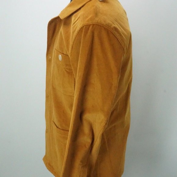 Anderson Sheppard Work Jacket Corduroy Coat Ochre Sz XXS Brand New - Picture 2 of 8